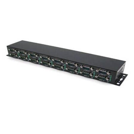 Antaira Industrial 16-Port RS-232 to USB 2.0 High Speed Converter with Locking Feature UTS-416AK
